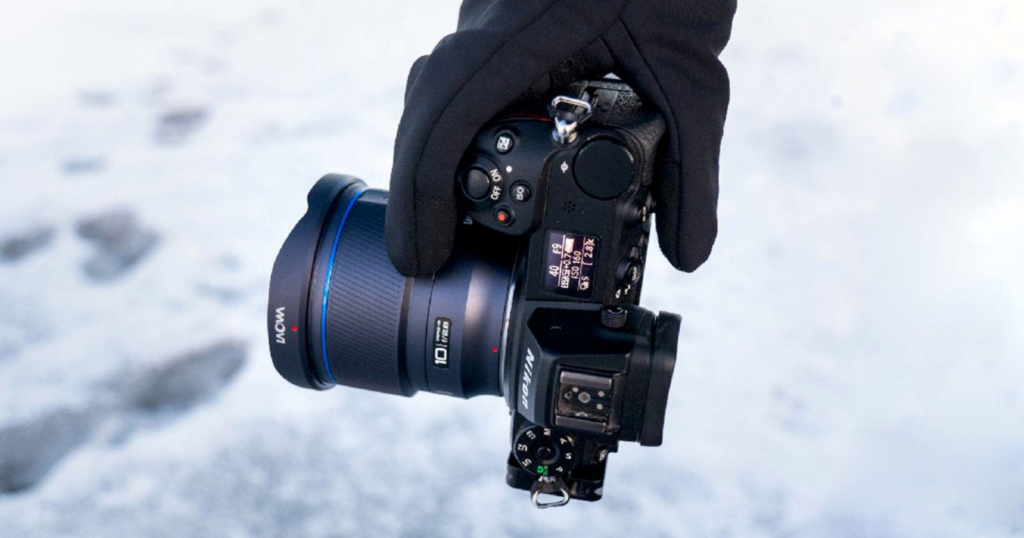 Kamera Sony full frame menggunakan lensa ultra wide Laowa 10mm